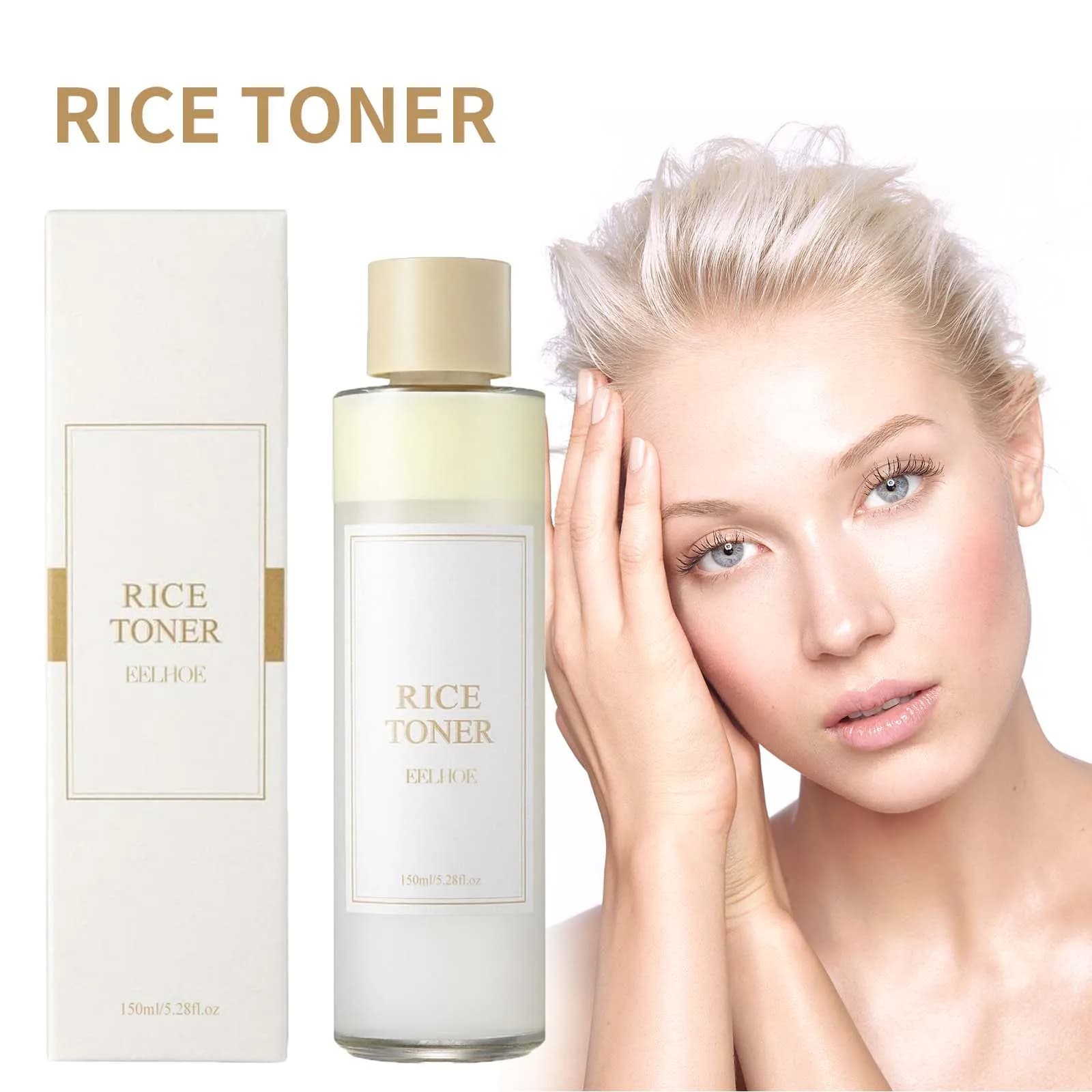 Lotion de Riz Hydratant et Raffermissant pour la Peau, Soin du Visage Apaisant et Réparateur, Barriè