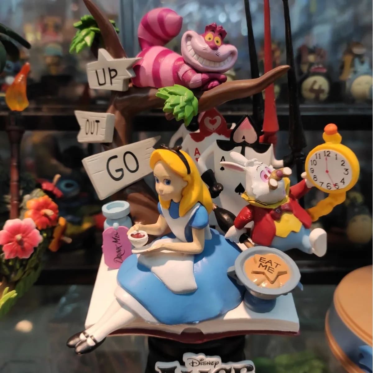 Figurine Alice au pays des merveilles, Alice, Chapeur Fou, Ornement, Poupée, Jouets, Décoration de c