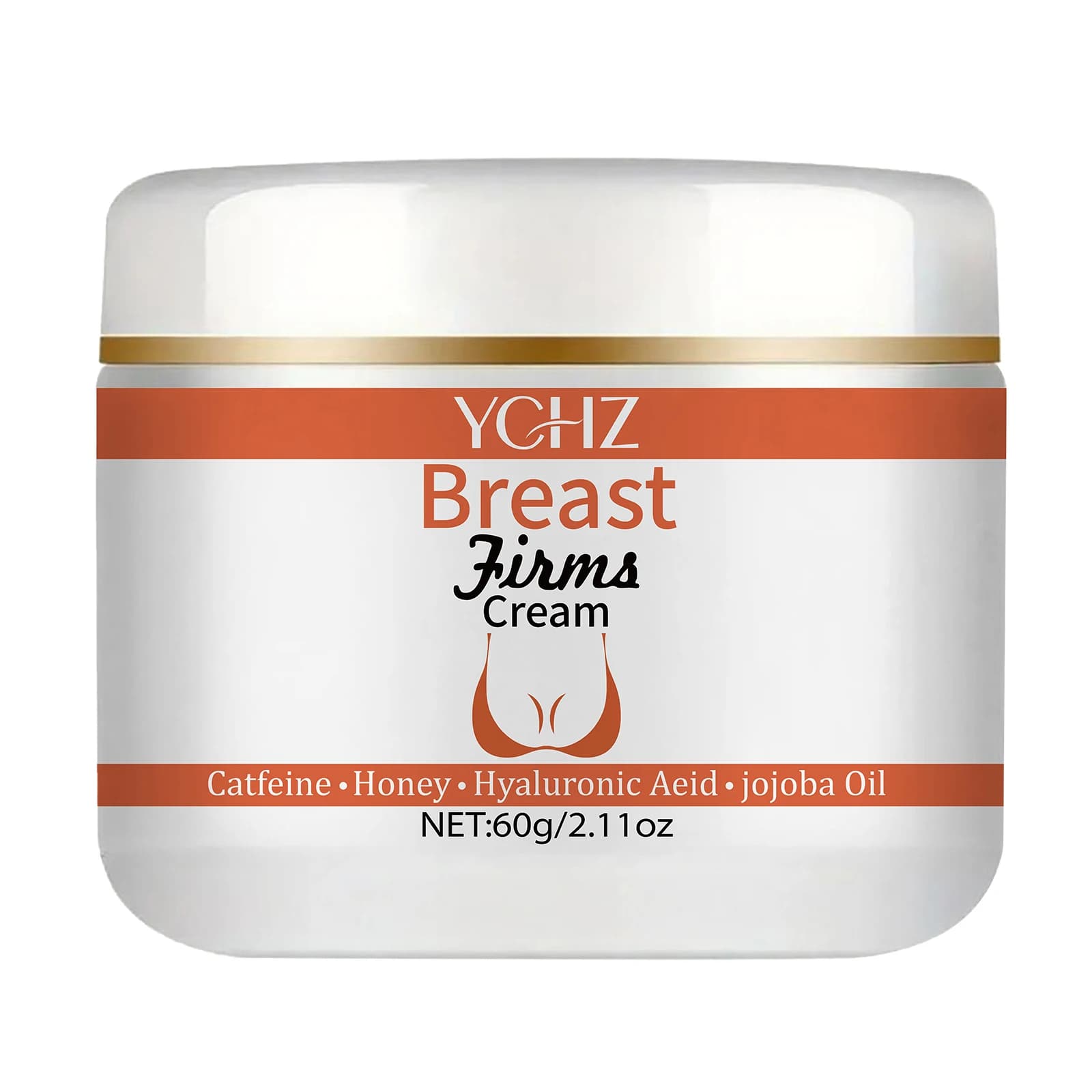Crème raffermissante pour les seins à l'acide hyaluronique, à l'huile de jojoba et au miel — Gel raf