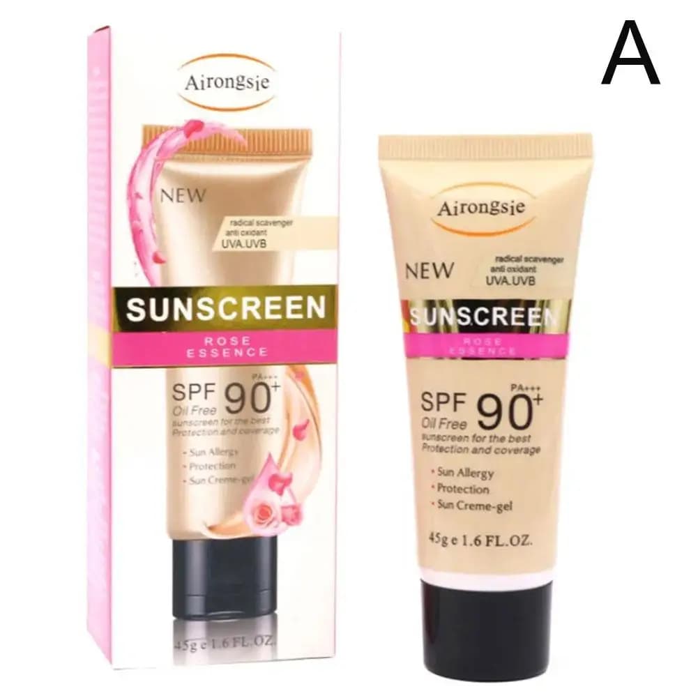 Crème solaire pour le visage et le corps, SPF90 + UV, rafraîchissante, hydratante, non grasse, à abs