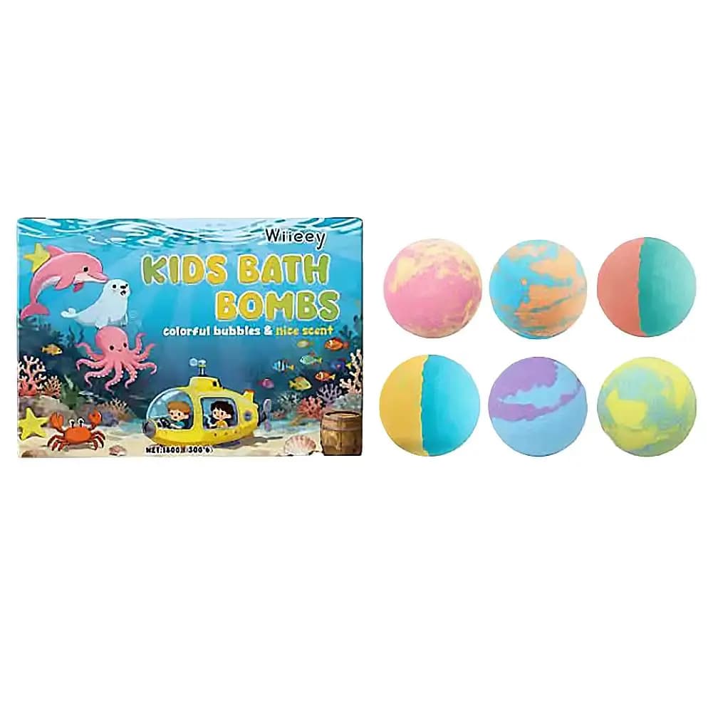 Boule de bain moussante amusante, hydratante et nettoyante pour la peau, parfumée, pour un bain rela