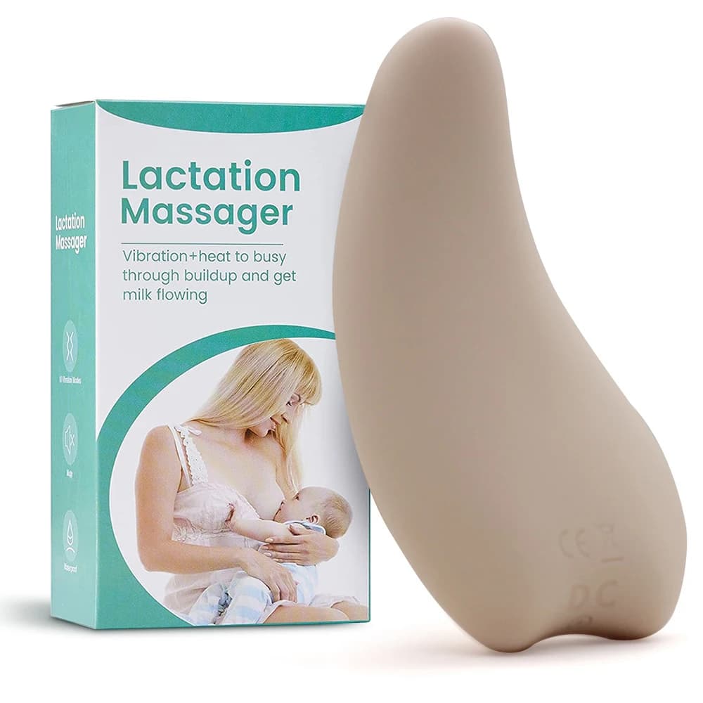 Masseur d'allaitement chauffant multifonction, rouleau liquide d'allaitement, masseur vibrant pour l