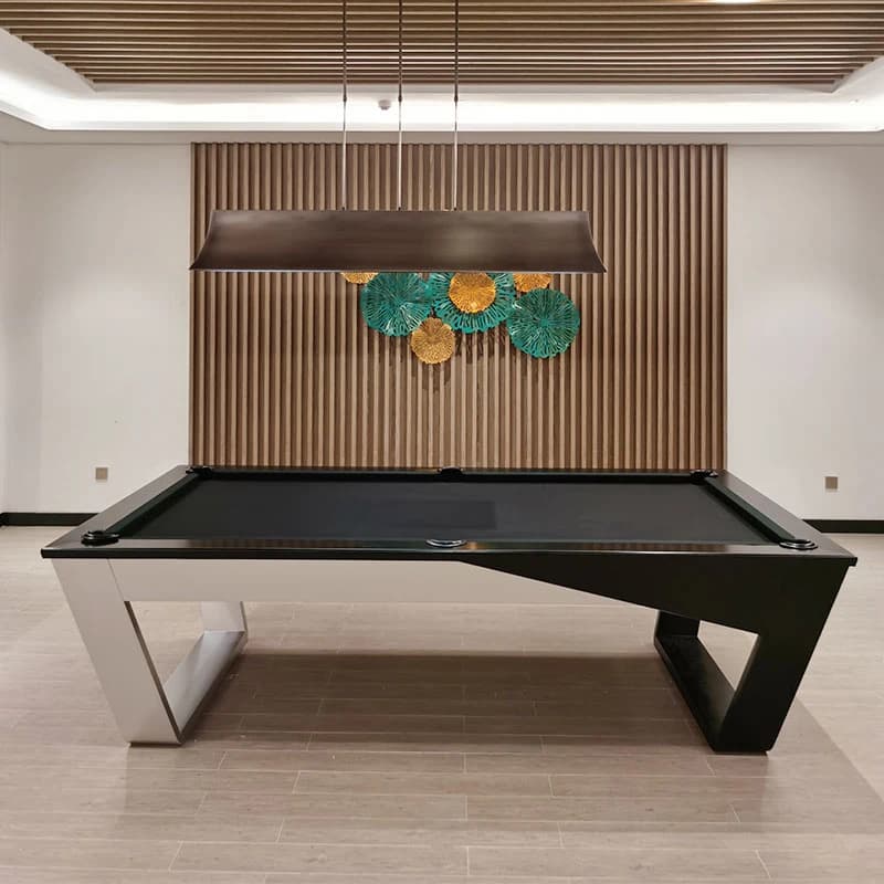 La table de billard de luxe personnalisée la plus populaire en 2024, table de snooker d'usine avec 1