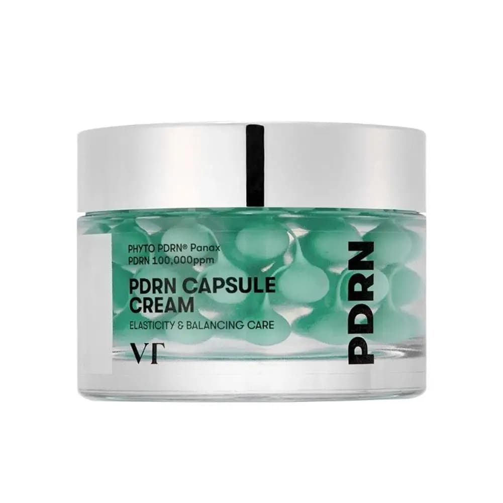 Crème en capsules VT PDRN 50ml avec Phyto PDRN Panax 100000ppm Soin élastifiant et équilibrant Crème