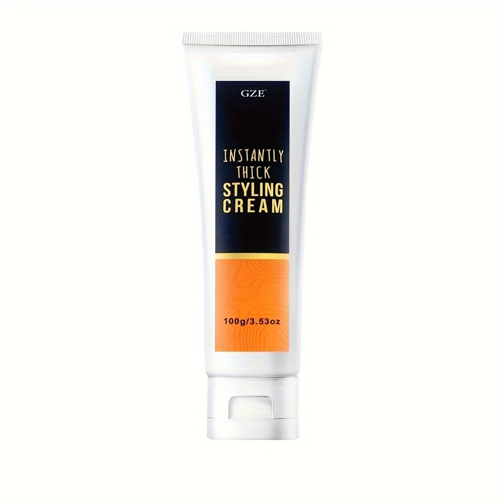 GZE Crème coiffante instantanée épaisse – Volumine, texturée et ajoute du corps aux cheveux – Formul