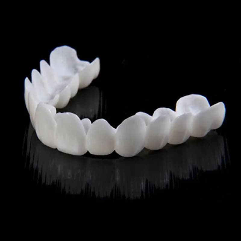 Fausses dents supérieures dentaires en polaire, revêtement polaire parfait, ajustement confortable, 