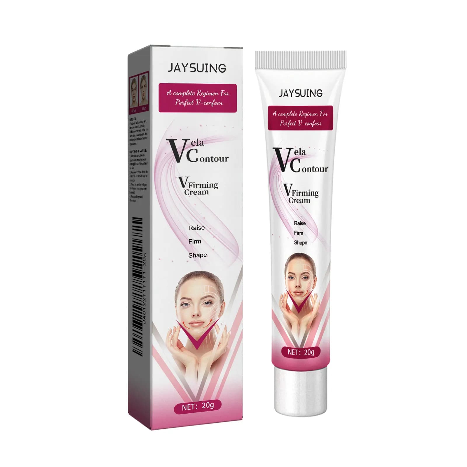 Crème amincissante pour le visage en forme de V, élimine le Double menton, raffermissant, Lifting, b