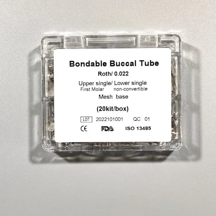 20/50Kits 80/200 pièces Base en maille 0.022 1ère orthodontie Roth Tube Buccal Non Convertible