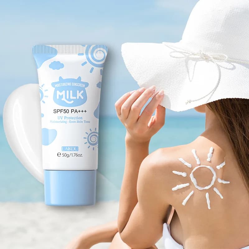 LAIKOU-Crème solaire éclaircissante pour le visage, 50g, hydratant, contrôle de sébum, éventuelles F