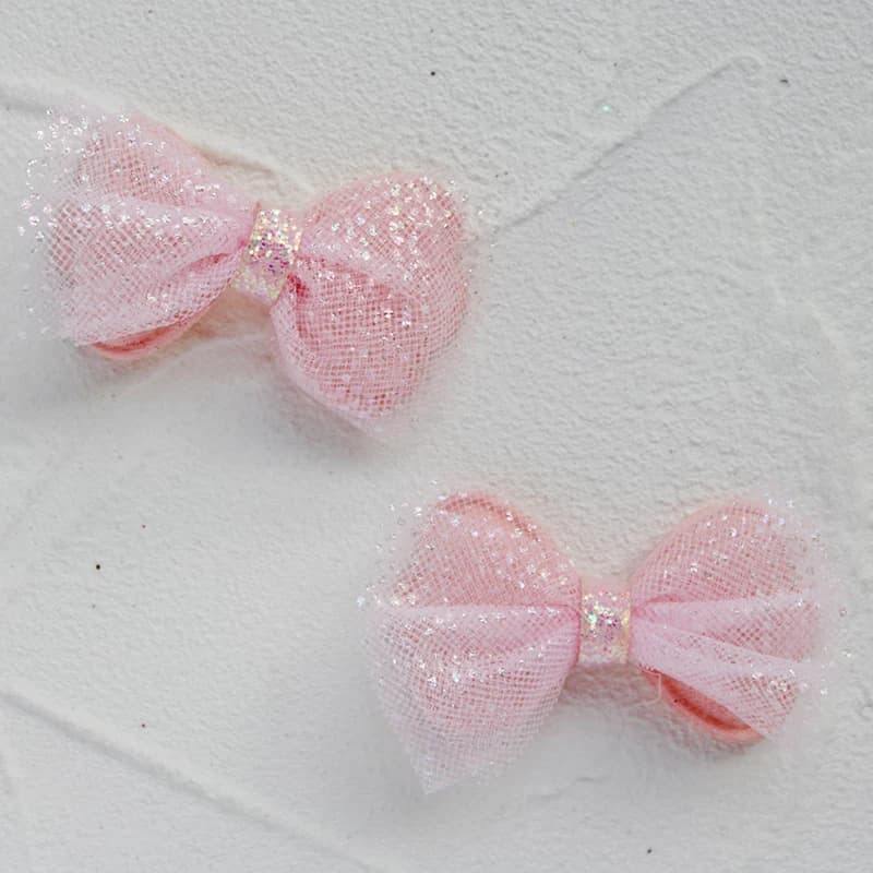 Noeuds rembourrés avec dentelle pour filles, appliques de broderie, ruban de cheveux boutique, acces