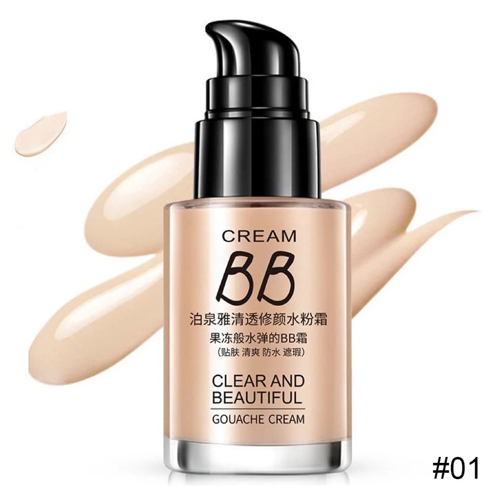 Fond de teint liquide imperméable longue durée, crème pour le visage, correcteur, couverture de base