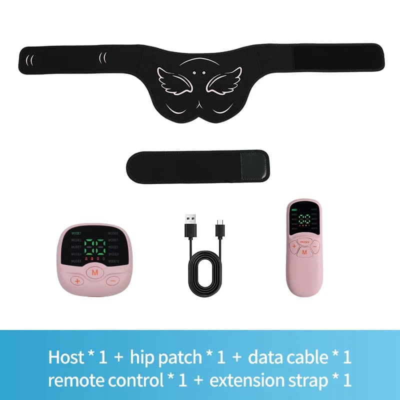 Stimulateur musculaire électrique des fesses EMS, entraîneur de hanches, rechargeable par USB, levag