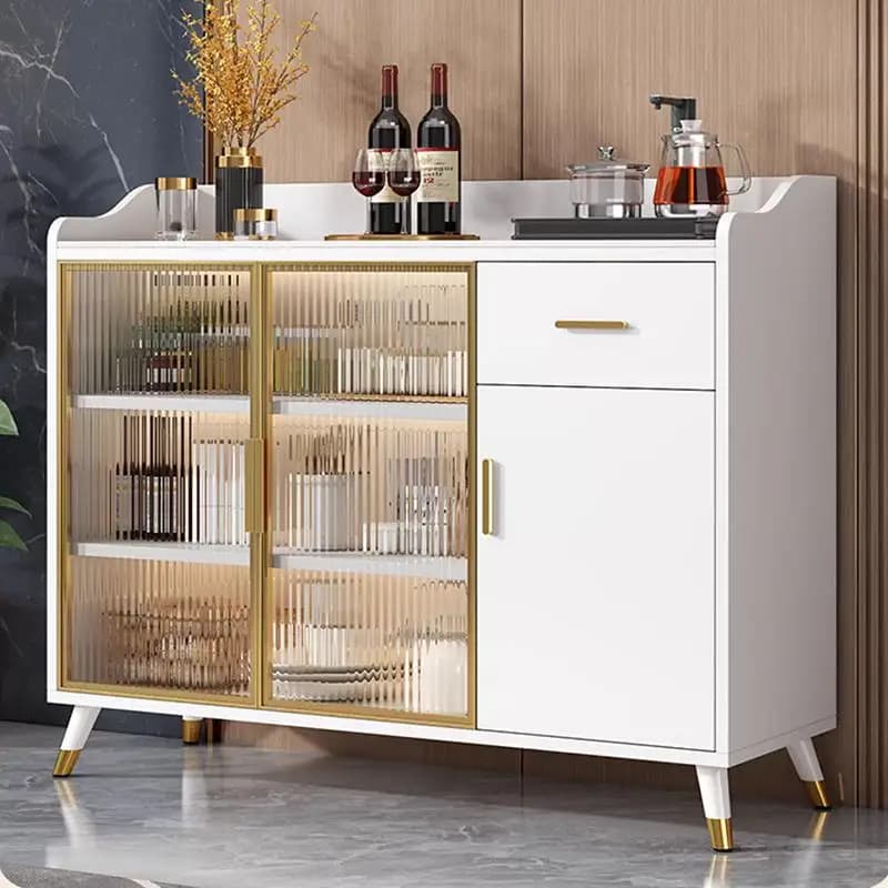 Petites armoires de salon avec tiroirs, armoire de présentation ronde de qualité, petite et mignonne