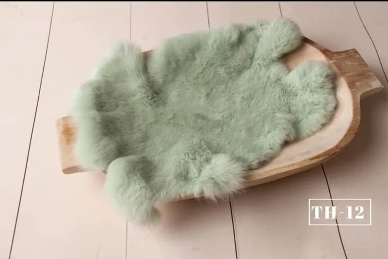 Fourrure de lapin pour la photographie de nouveau-nés, accessoires de photographie, rembourrage de p
