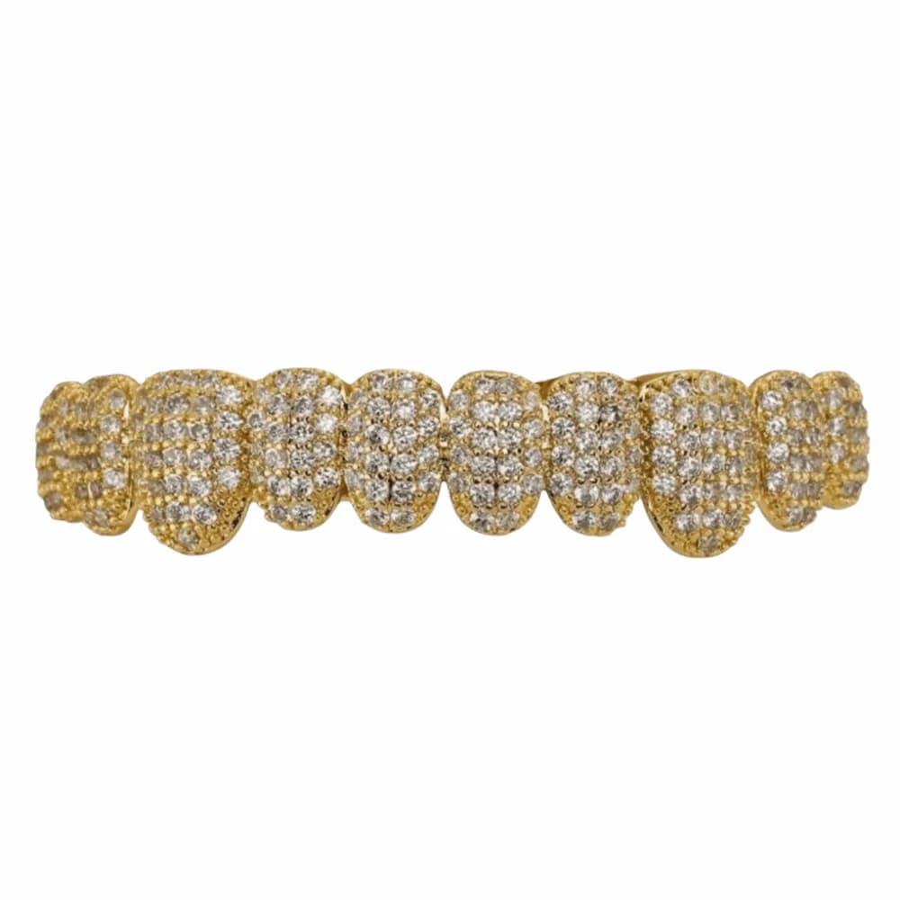 Ensemble de grillz dentaires Hip Hop, pour dents supérieures et inférieures, design amovible, avec s