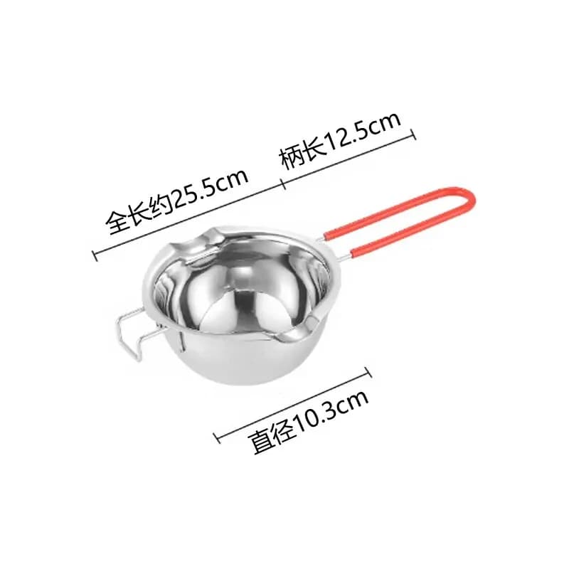 Vaisselle de cuisson en acier inoxydable, bol de cuisson en métal, double micro, prévient les bougie
