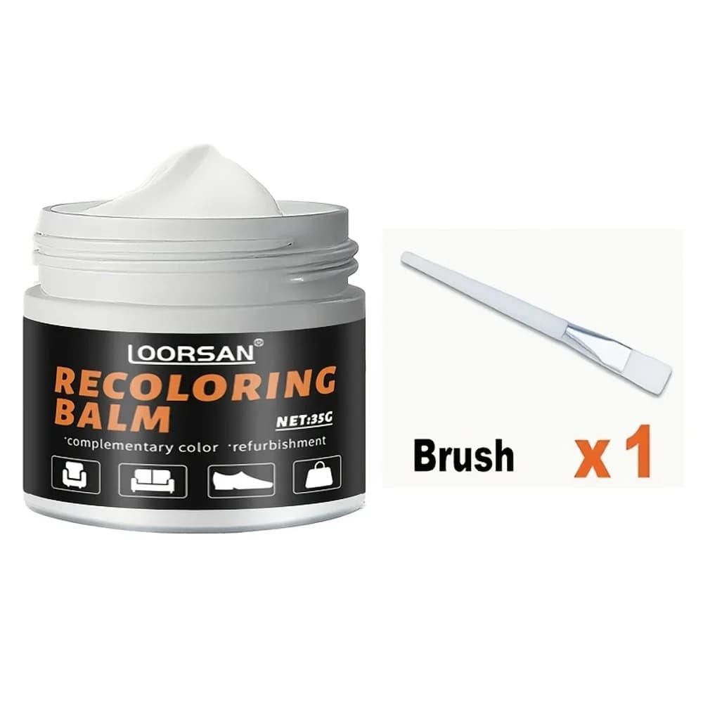 LOORSAN nouveau restaurateur de bord de chaussure blanc 35g-crème réparateur de chaussures professio