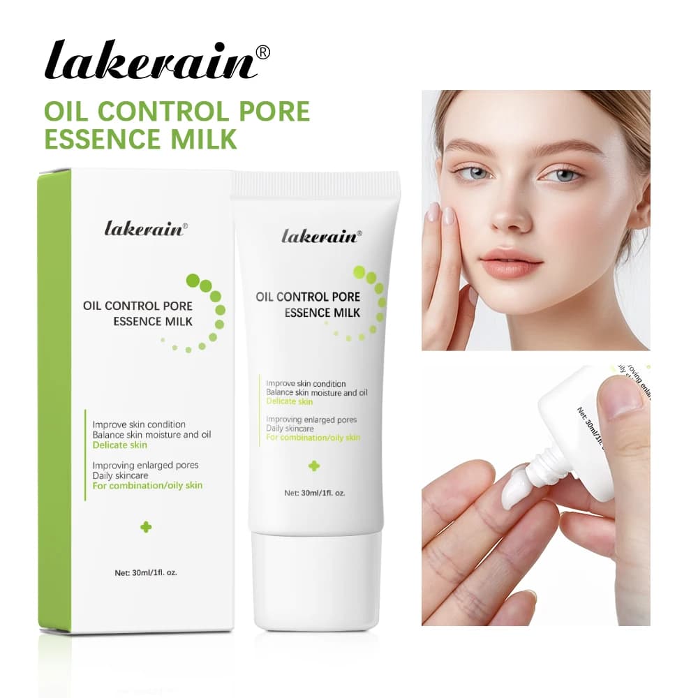 Lait à l'essence de contrôle du sébum pour lisser les pores et hydrater la peau, produits de soins d