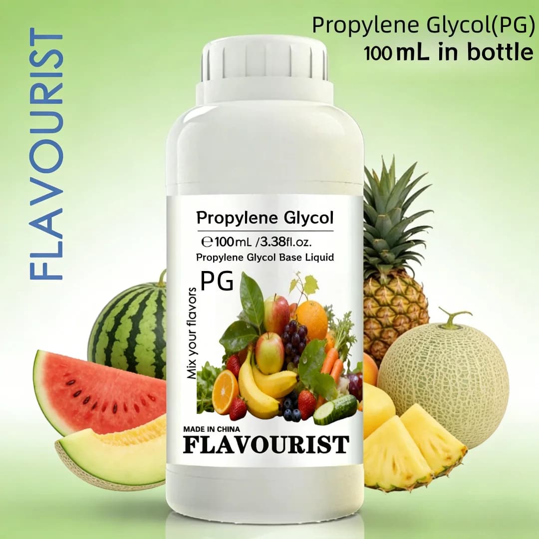 FLAVOURIST 100mL VG PG E Base Liquide Mixte Propylène Glycol et Glycérine Végétale 50/50 70/30 Jus 5
