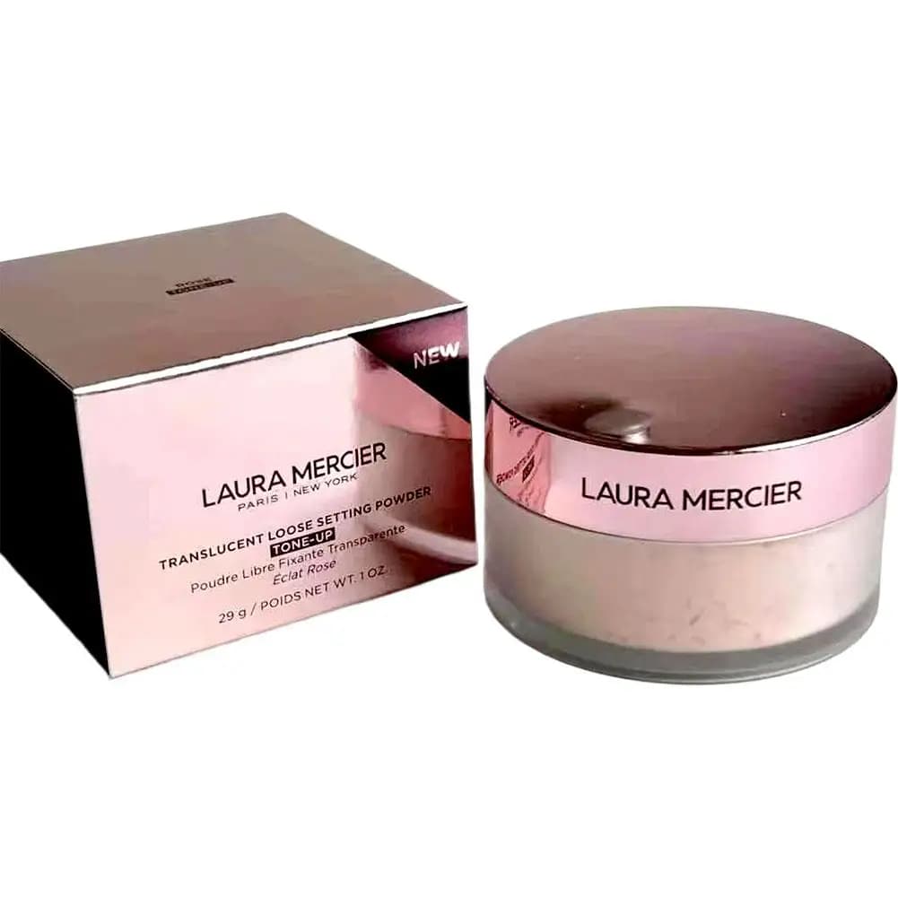 Poudre libre longue tenue pour le visage, formule waterproof, fixatrice rafraîchissante, transparent