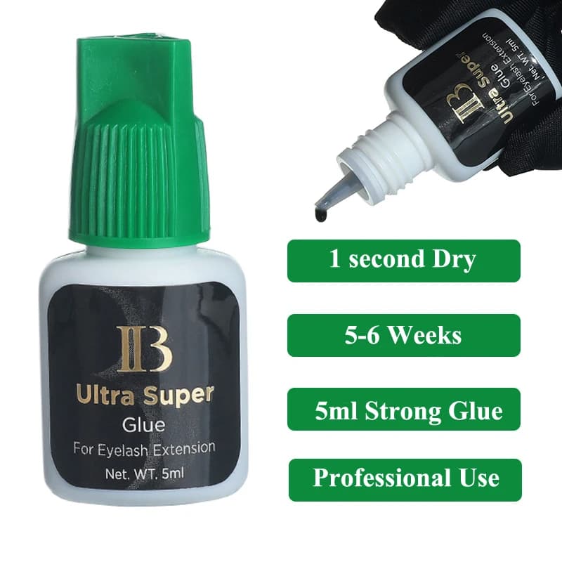 Colle à cils originale IB Super Plus Hyper Bond, nouvelle colle principale, adhésif pour Extension d