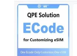 Solution QPE Ecode pour personnaliser eSIM QR