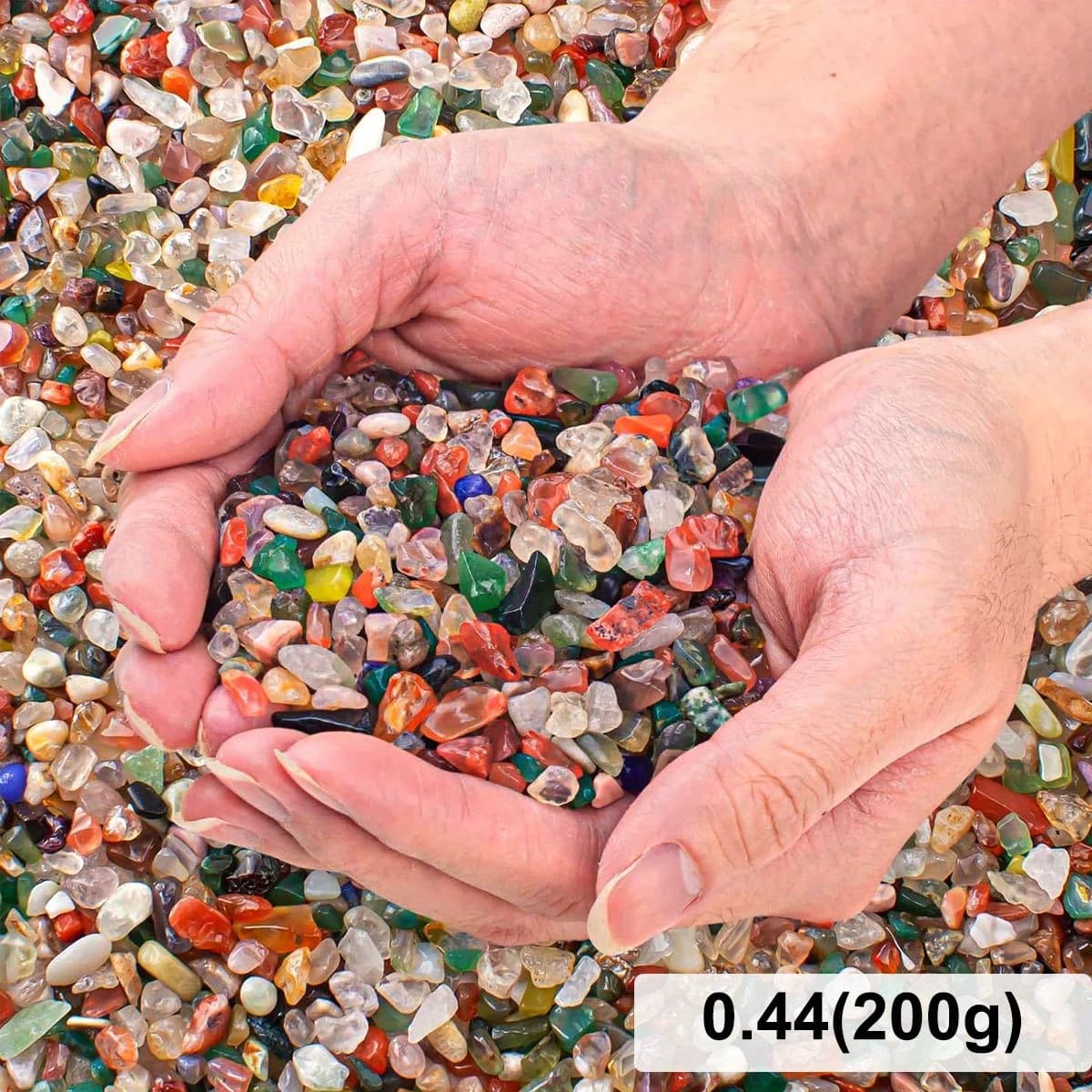 Sable d'aquarium naturel 0,44 lb (200 g) 0,2-0,5 mm - Substrat de fond pour aquarium et pierre décor