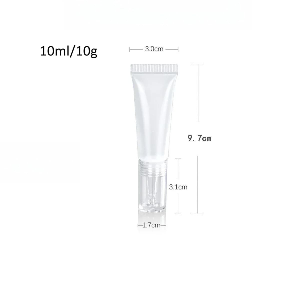 Bouteille distributrice de fond de teint transparent de 10/15ml, flacon compte-gouttes liquide, réci