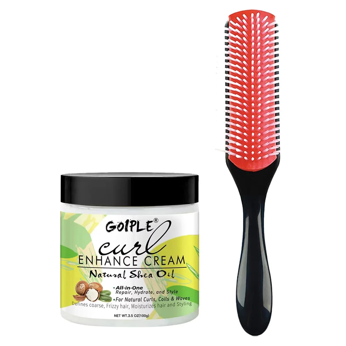 Crème définissante pour boucles GOIPLE, kit de soin hydratant et nourrissant pour cheveux bouclés, h