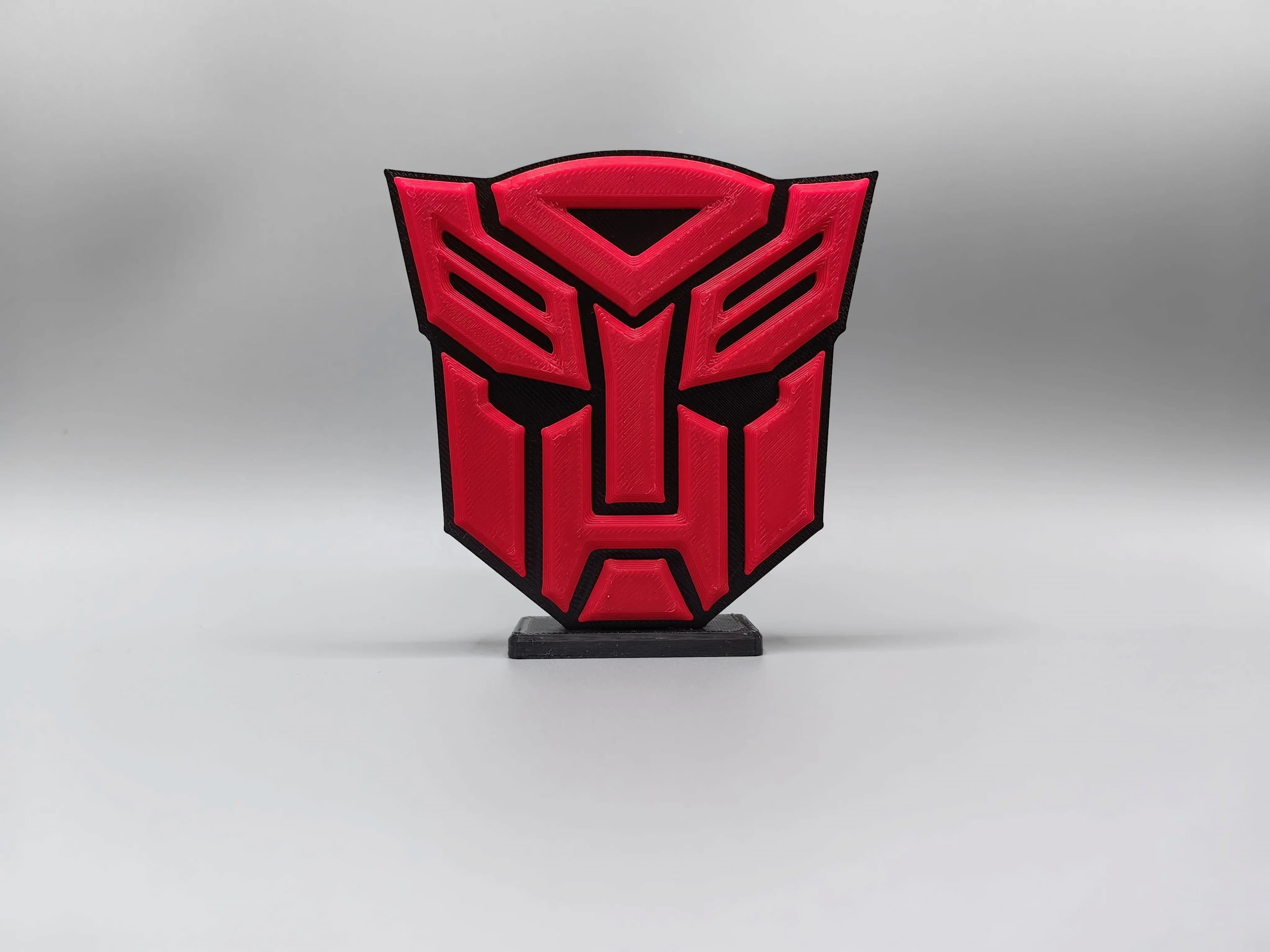 TransDevices-Support de police en trois dimensions pour bureau, autobots, Decepticons, logo de dessi