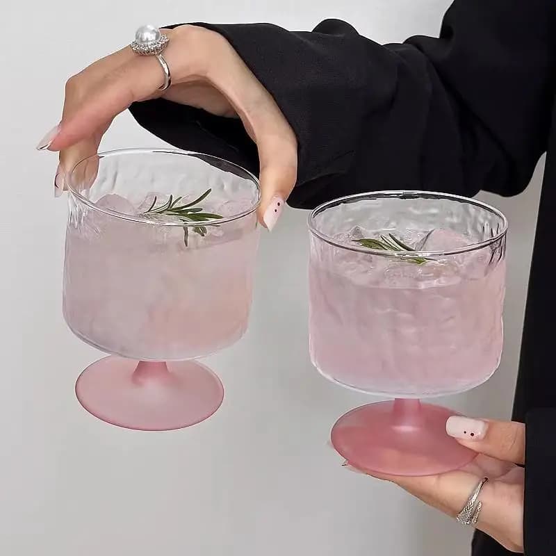 Verres créatifs en verre pour boissons, tasses à eau, verres à latte et café, verres à boissons froi