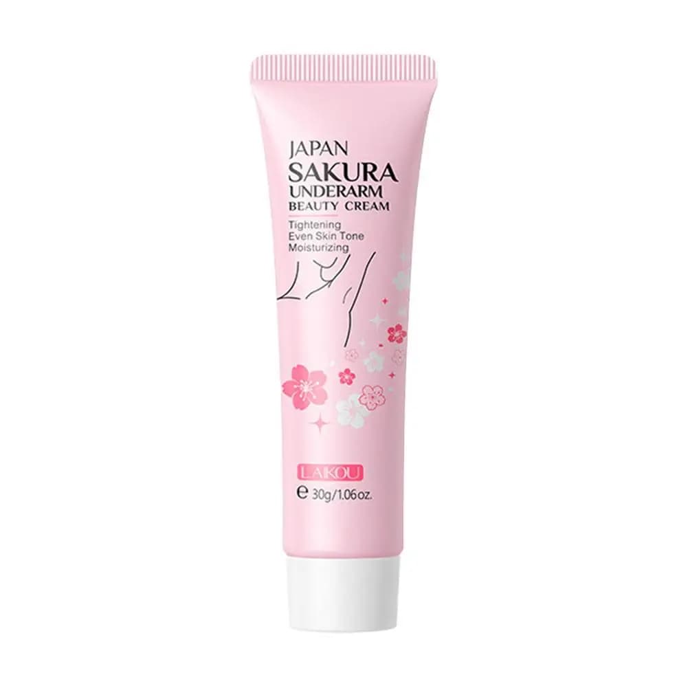 Crème pour les aisselles Japan Sakura, hydratante et lissante pour peaux sèches, crème éclaircissant