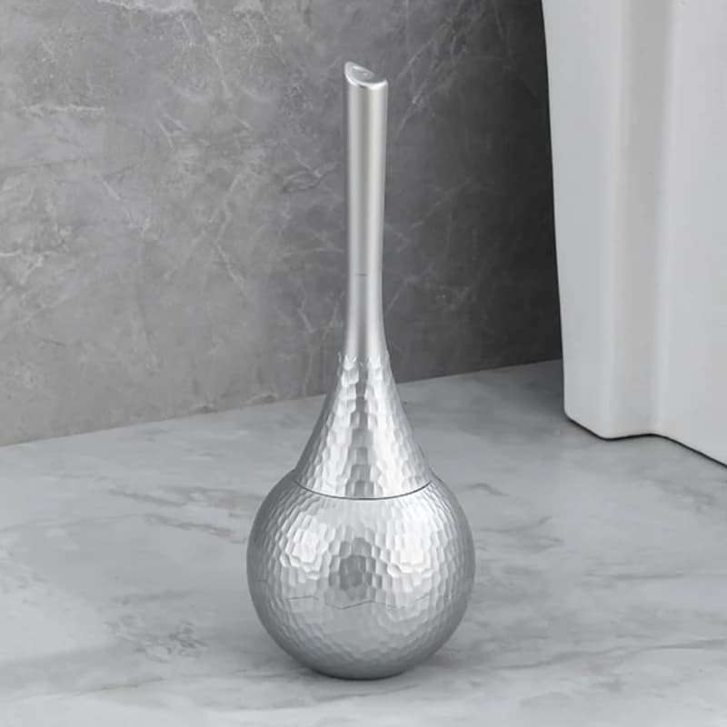 Brosse de nettoyage dorée haut de gamme, brosse de toilette avec Base, brosse domestique à Long manc