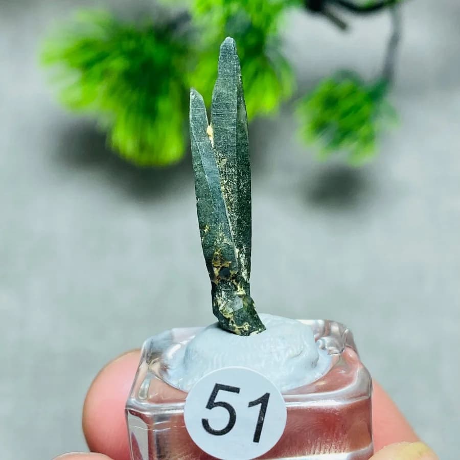 Cristal de quartz vert naturel, spécimen minéral, collection de pierres brutes, guérison par le Reik