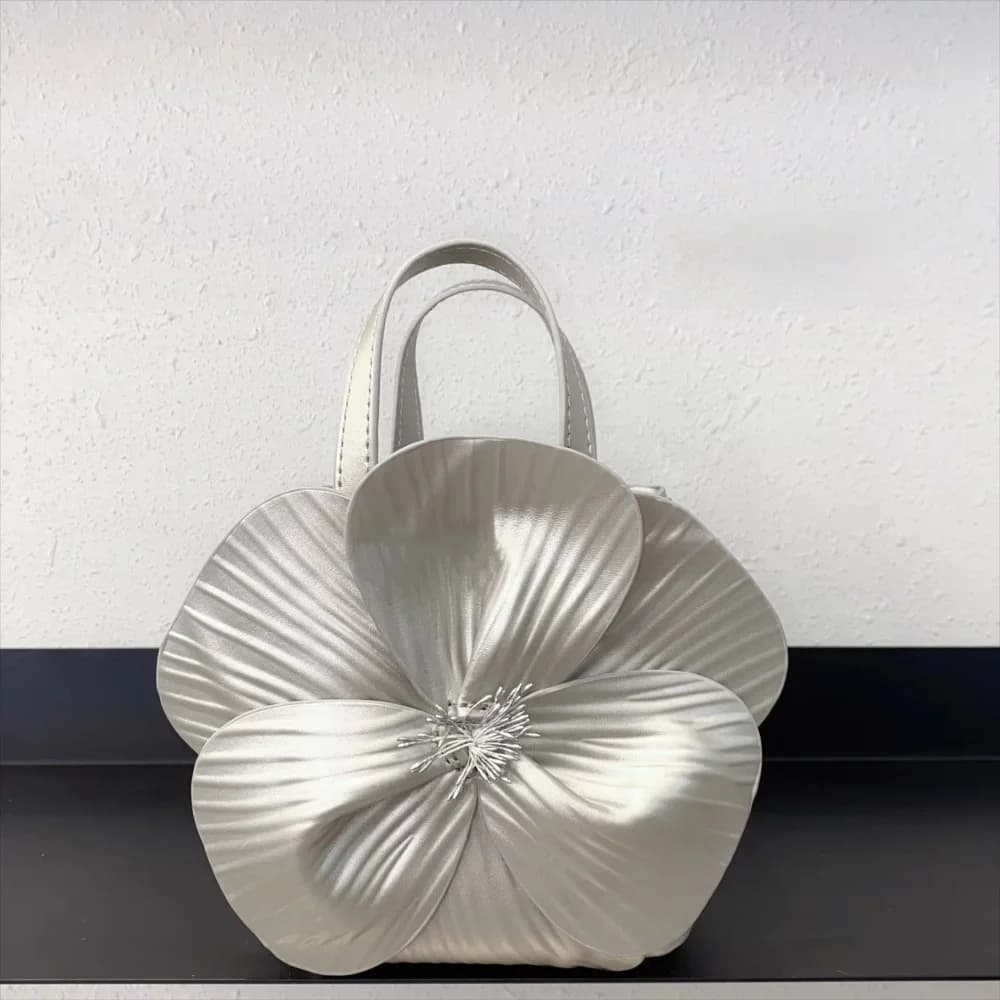 Sac seau à fleurs de Style chinois innovant, Mini fourre-tout français à cordon de serrage, sac à ma