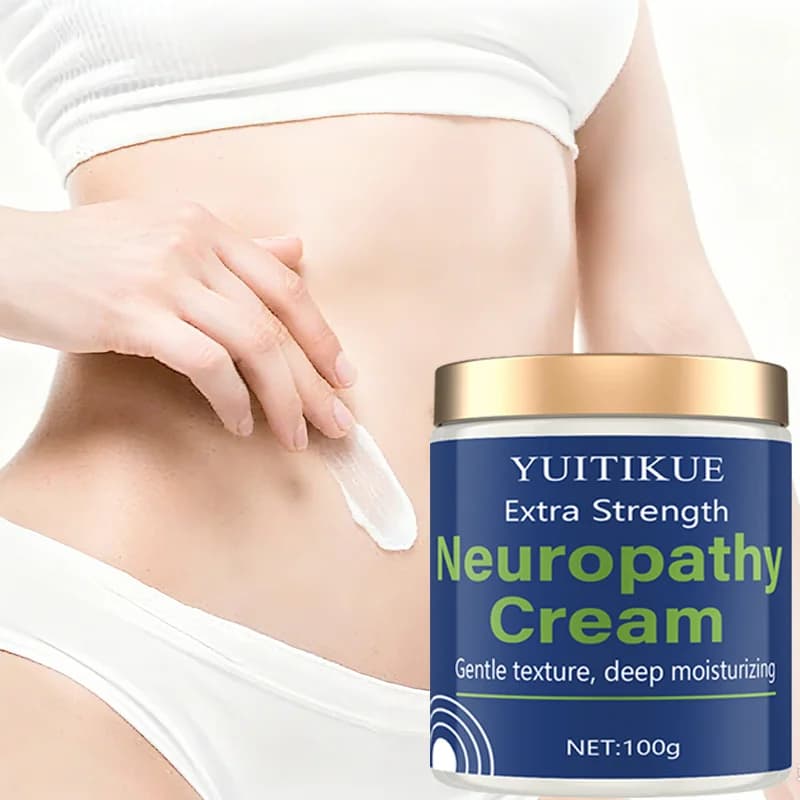 Crème de neuropathie Extra forte, Texture douce, pénétration profonde, extraction végétale hydratant