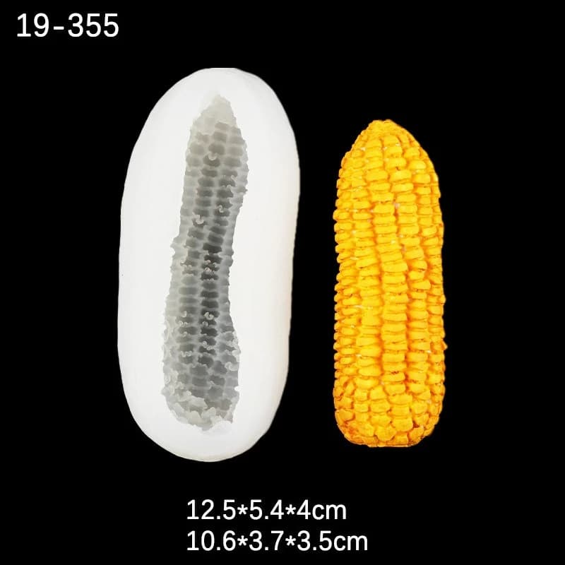 Moule 3D en Silicone pour maïs, moules de cuisson pour Dessert, moule à bougie en forme de maïs pour