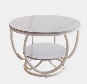Table Basse De luxe française minimaliste verre Glam Table Basse moderne Table De beauté à la mode B
