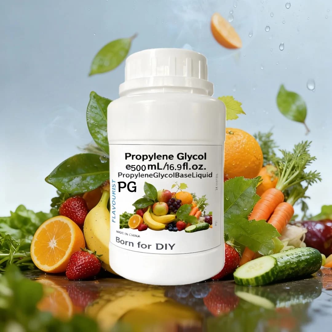 Aromatiste 500 ml Vg Pg E Base mixte Propylène Glycol et glycérine végétale 50/50 70/30 500 ml en bo
