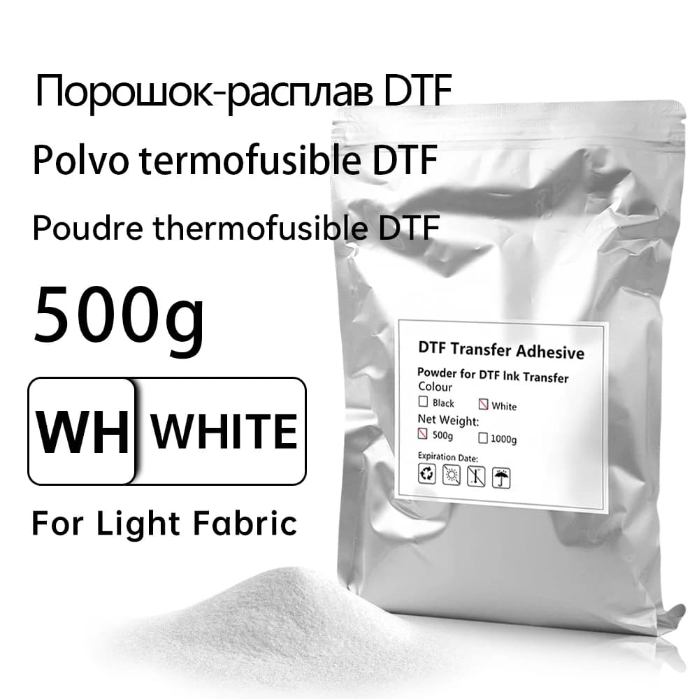 Poudre thermofusible DTF pour l'impression par transfert direct sur film, impression sur film PET et
