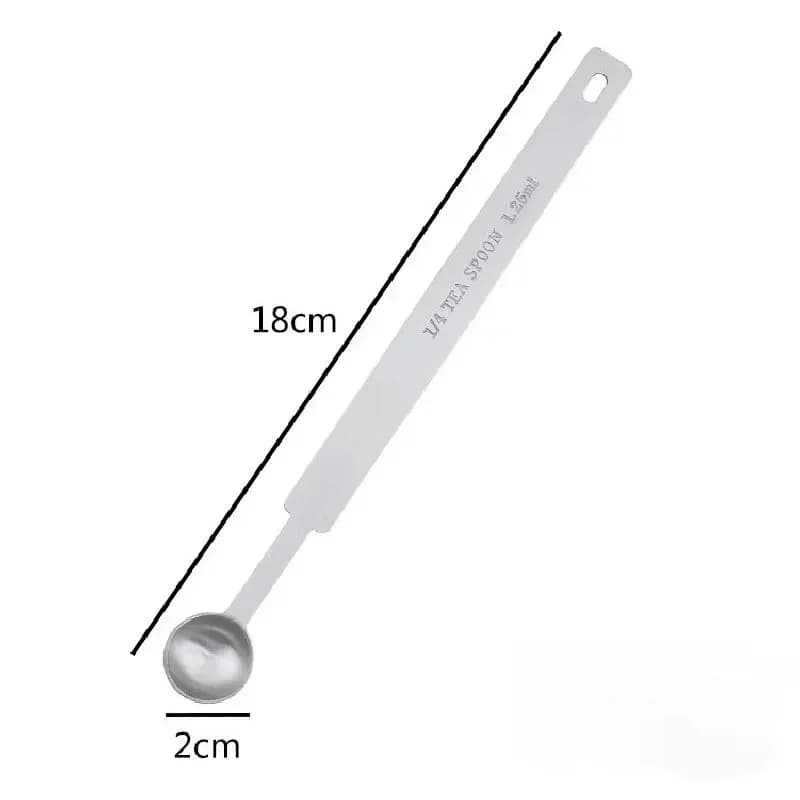 2025 nouveau 1.25/2.5/3.75/5/7.5/10/15ml cuillère à mesurer polyvalente en acier inoxydable café en 