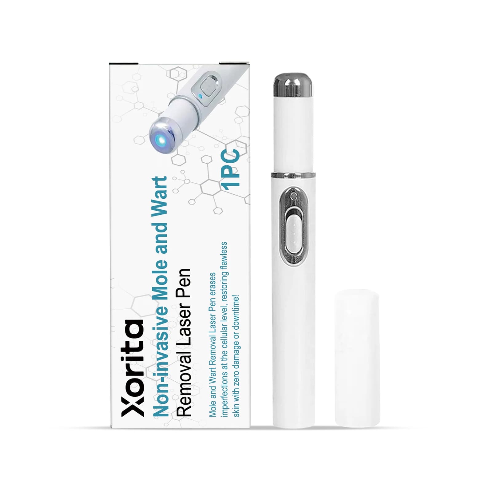 Stylo laser Xorita pour l'élimination des imperfections du visage, réduit la pigmentation, lisse et 