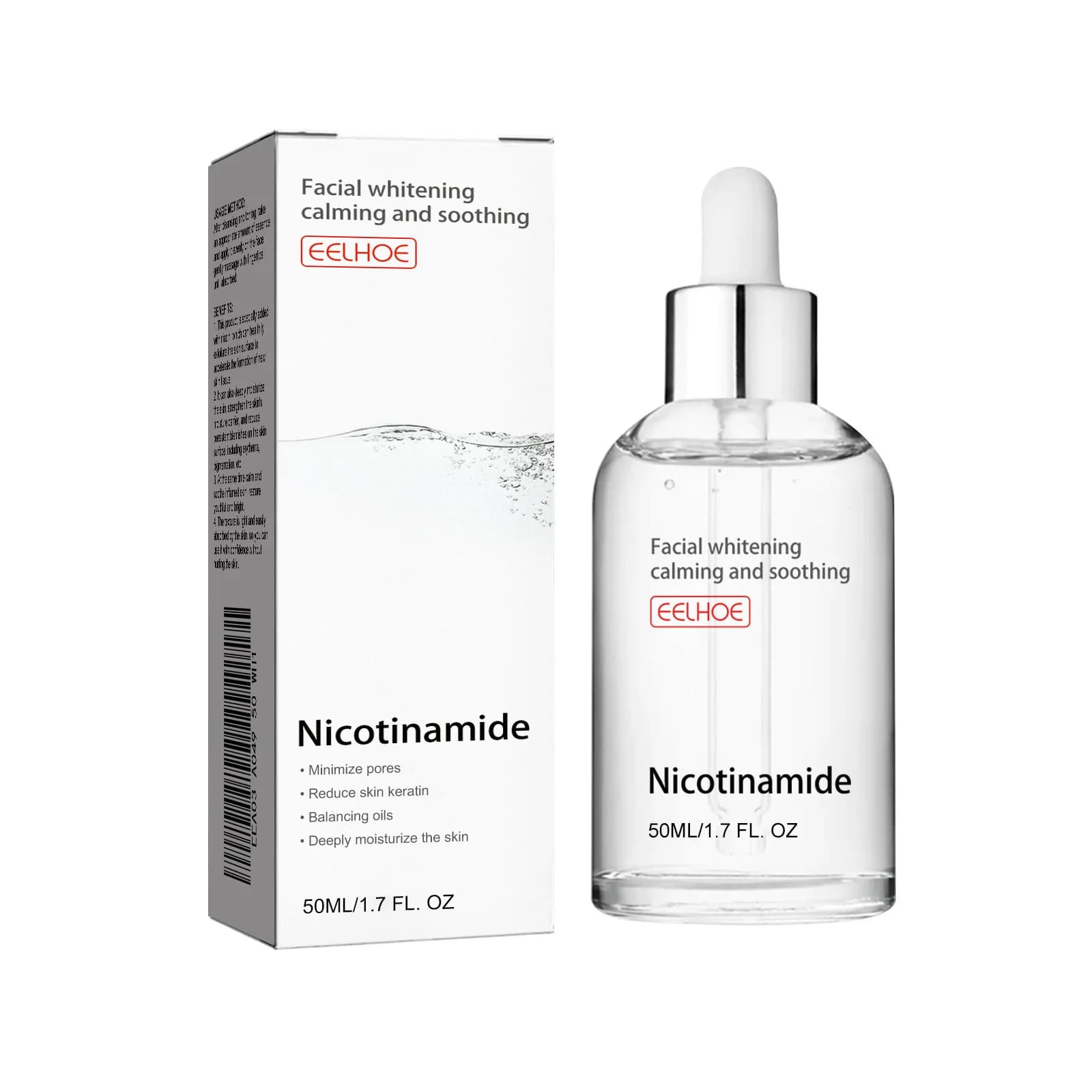 EELHOE Nicotinamide sérum pour le visage nourrir le Contour du visage W-bitening rétrécissement des 
