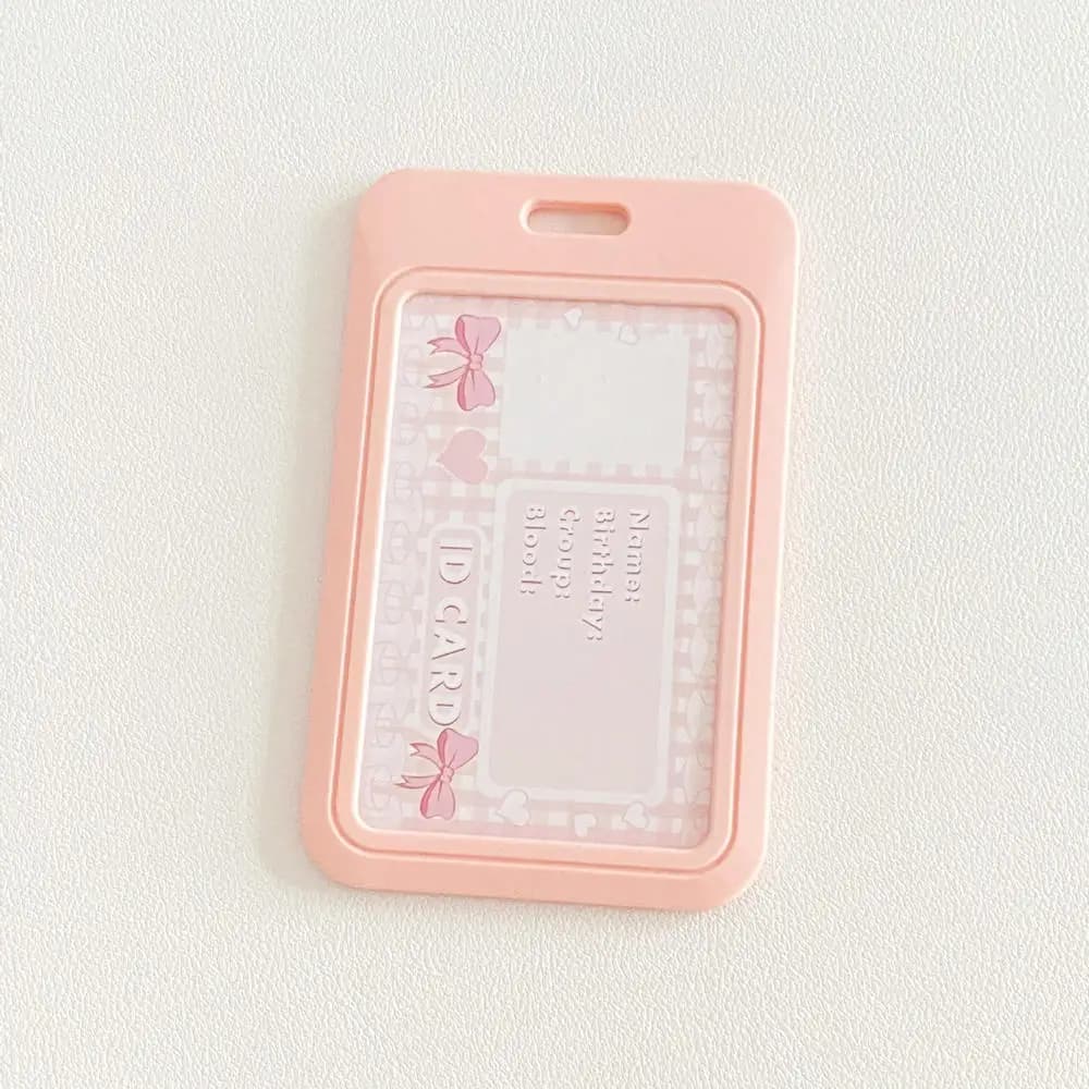 Kpop Idol Photo Card Holder Keychain for Women, Banque, ID, Bus Card Cover, Ins, Protective Case, Ac