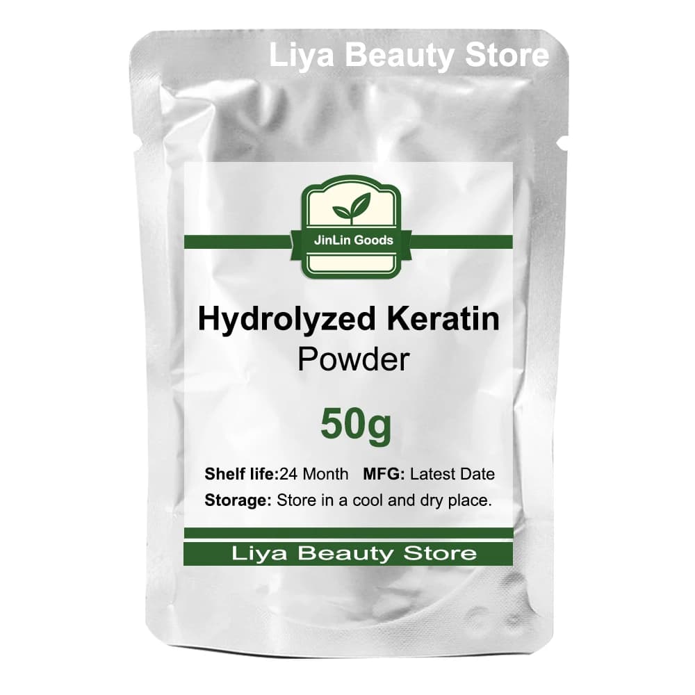 Poudre de KerBrian hydrolysée pour les soins capillaires, produit cosmétique, hydratant et réparateu