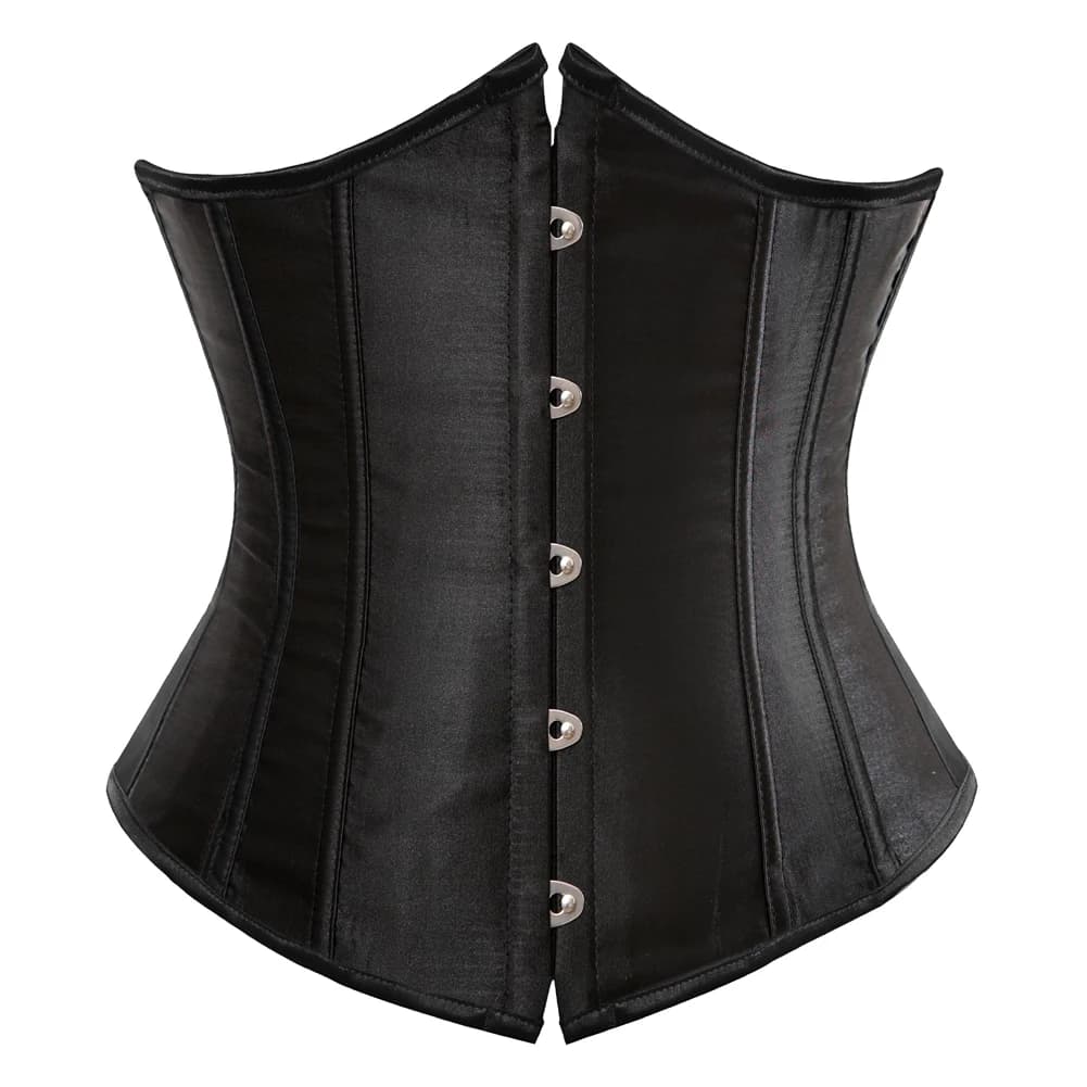 Corset sous-poitrine pour femme, Bustier, Gaine amincissante, Corset Steampunk à lacets, Corset Rena