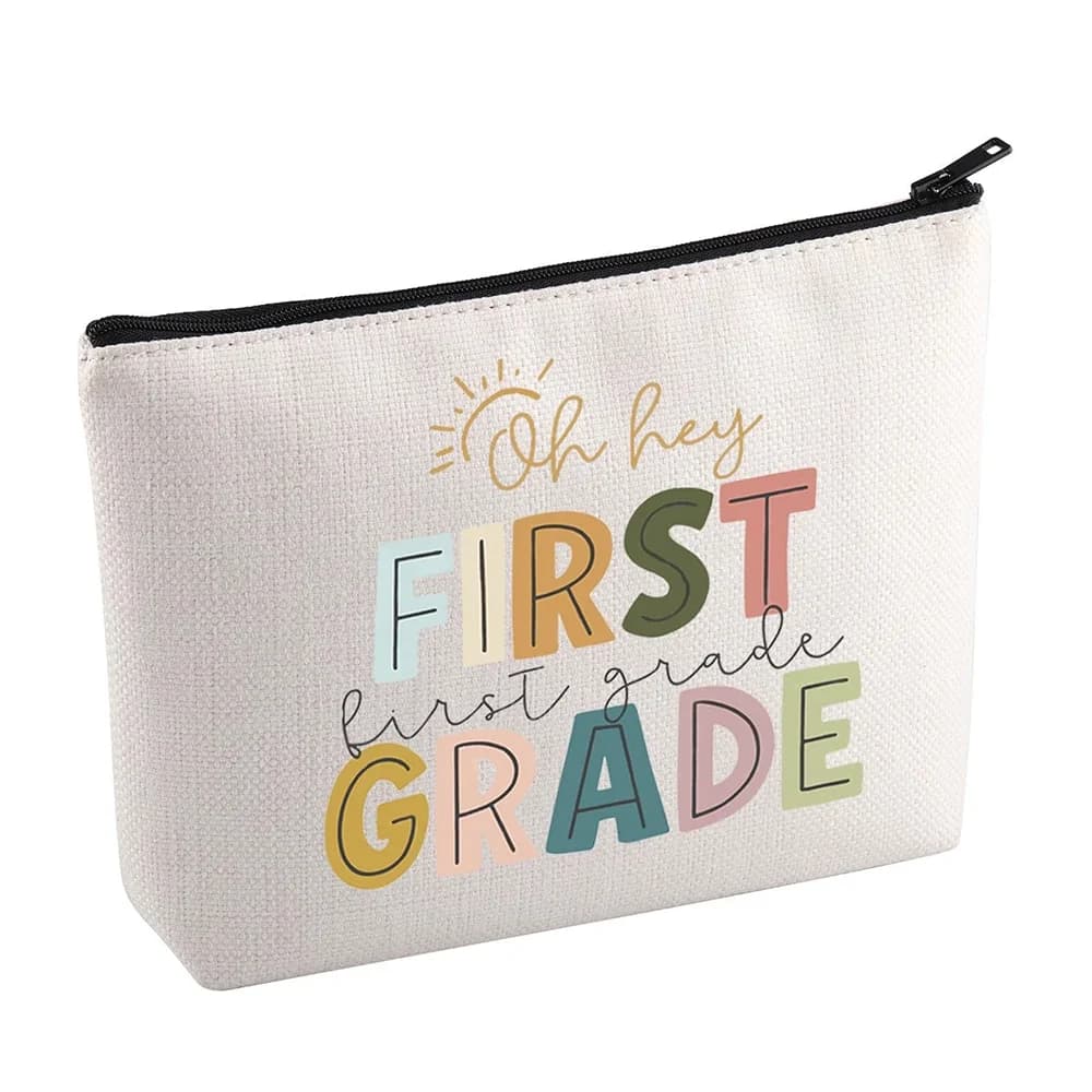 Oh Hey première année 1 pièces 6.1*8.8 pouces retour à l'école sac cosmétique cadeaux pour camarades