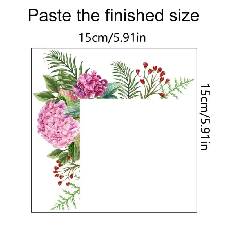 Autocollant mural décoratif pour interrupteur à fleurs, 1 pièce, papier peint en vinyle imperméable 