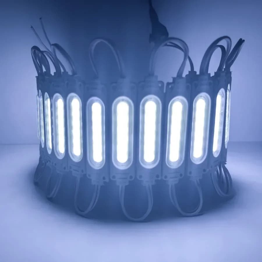 20 pièces/lot 10 couleurs disponibles 12V RGB point culminant Module Led étanche IP65 COB bande lumi