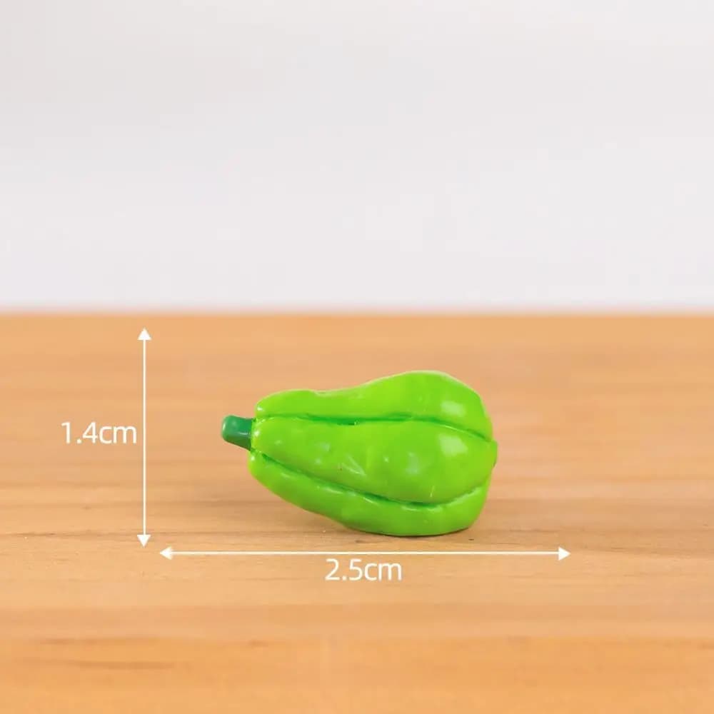 Figurines de légumes miniatures mignonnes